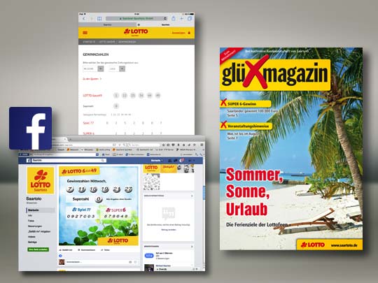 Glüxmagazin, Saartoto auf Facebook, Gewinnzahlen online