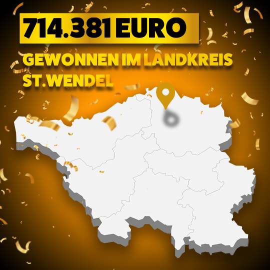 714.381 Euro im Landkreis St. Wendel gewonnen