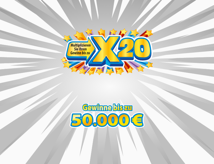 Online Rubbellos X20 von Saartoto