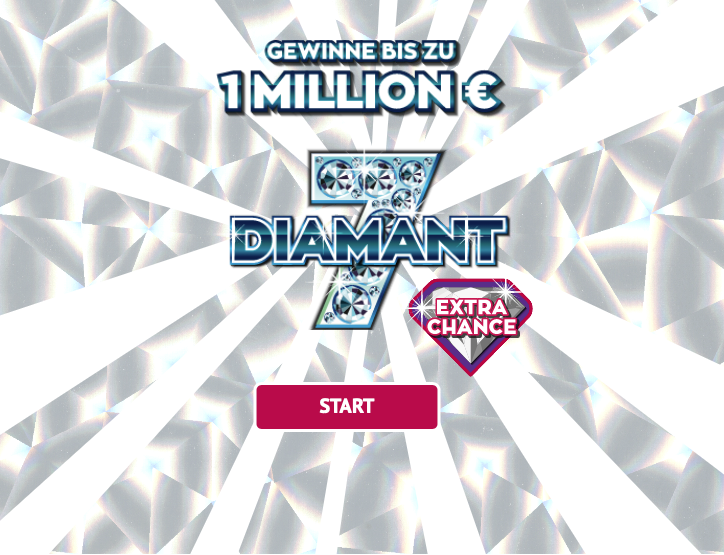 Diamant 7 Startbildschirm