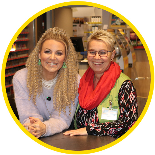 Miriam Hannah und Frau Paulus