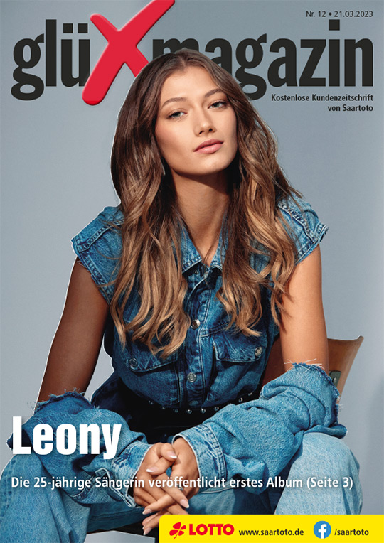 Titelbild glüXmagazin Ausgabe 1 mit der Zahl des Jahres 49
