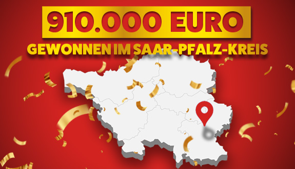 910000 &euro; gewonnen im Saarland