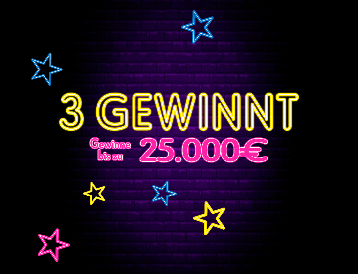 Online Rubbellos 3 Gewinnt von Saartoto