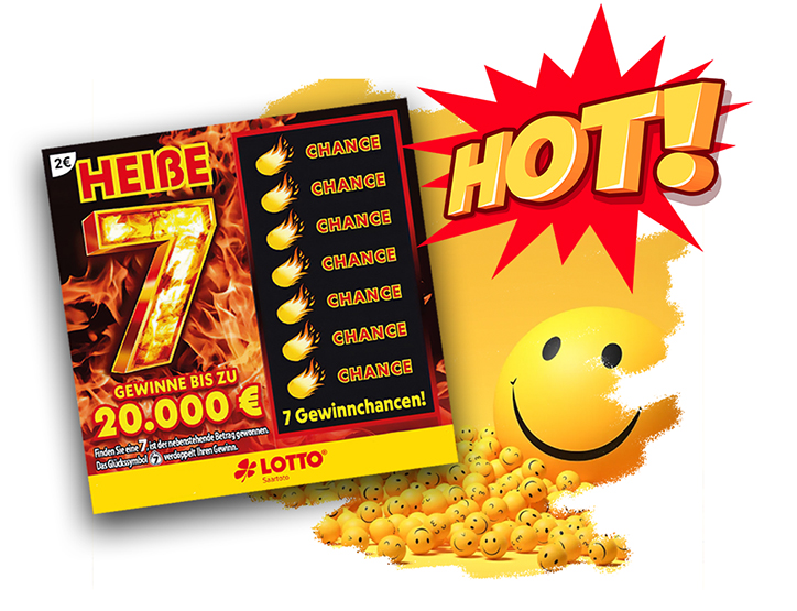Online Rubbellos Heiße 7