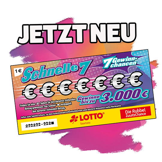 Neues Rubbellos Schnelle 7