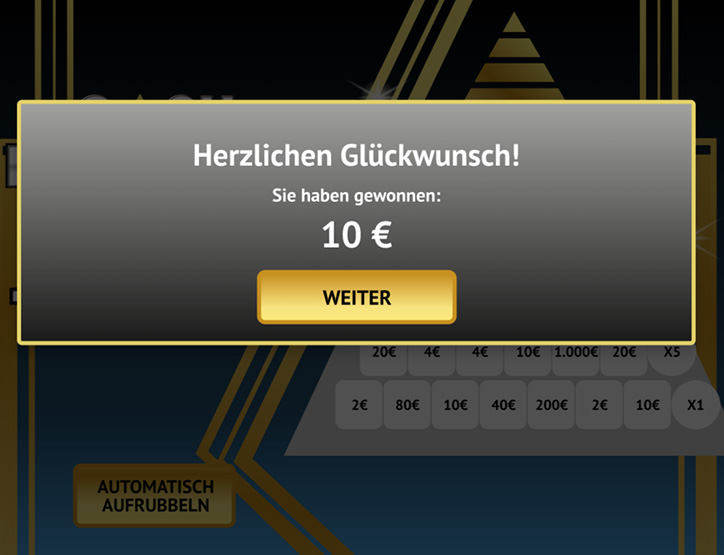 Cash Pyramide Online Gewonnen