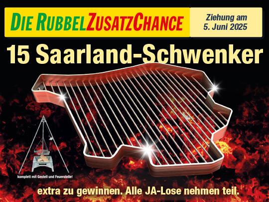 15 Saarland Schwenker zu gewinnen