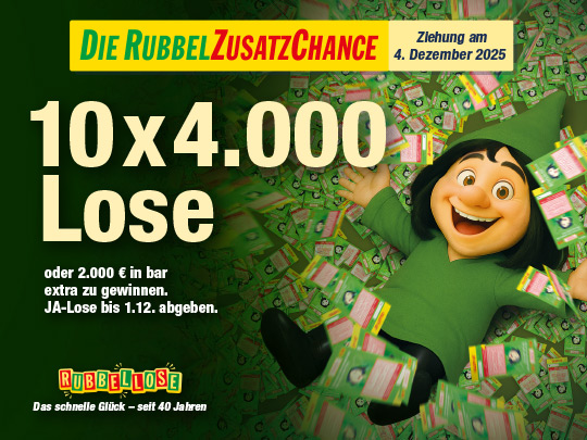 RubbelZusatzChance im Dezember