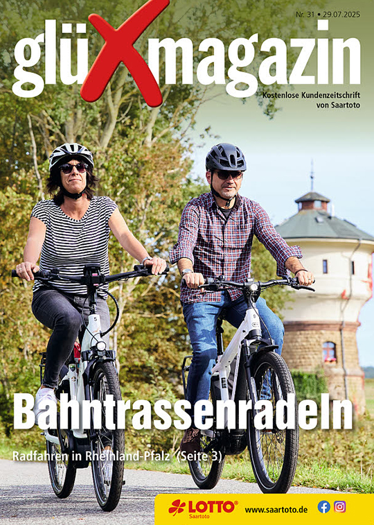 Titelseite des 'glüXmagazin', Ausgabe Nr. 31 vom 29. Juli 2025