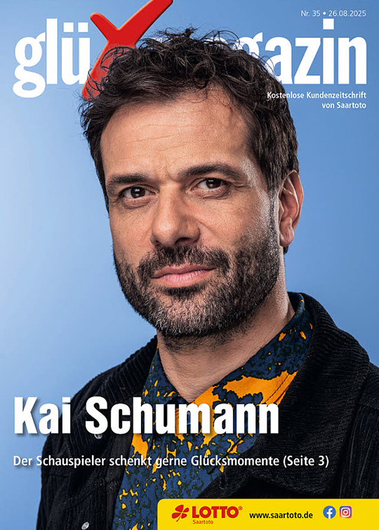 Titelseite des 'glüXmagazin', Ausgabe Nr. 35 vom 26. August 2025