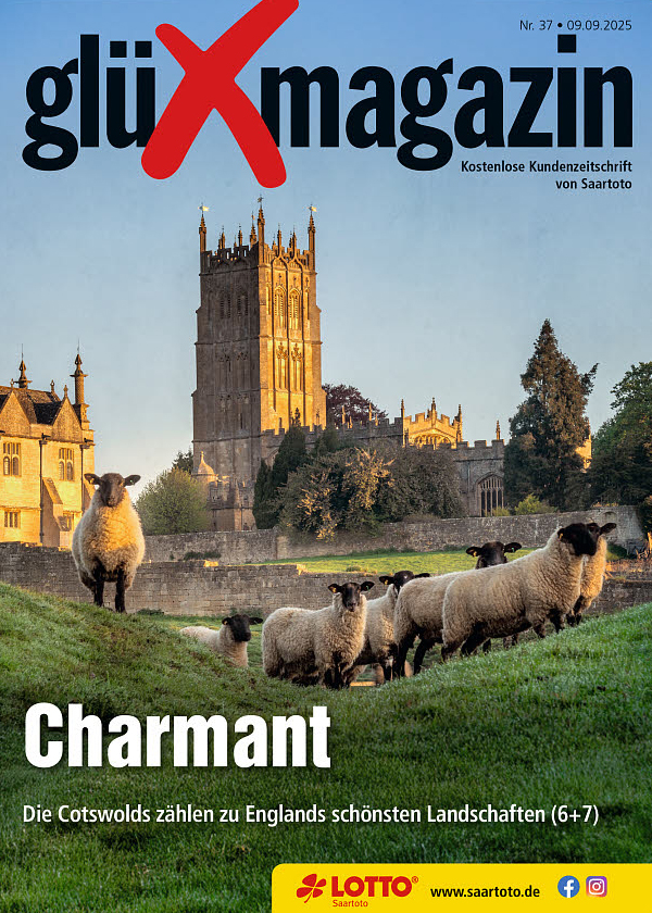 Titelseite des 'glüXmagazin', Ausgabe Nr. 37 vom 9. September 2025