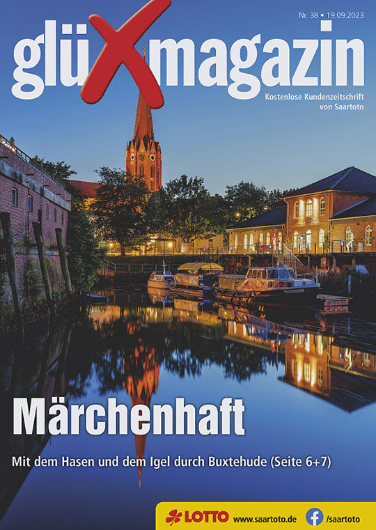 Titelbild glüXmagazin Ausgabe 1 mit der Zahl des Jahres 49